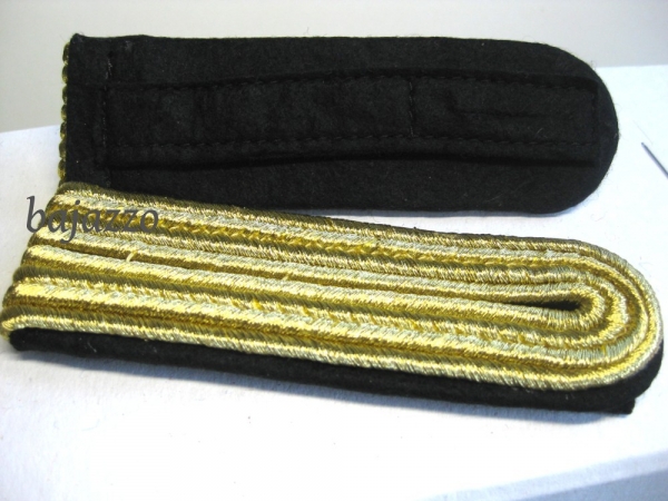 Schulterstück 4 streifig schwarz-gold